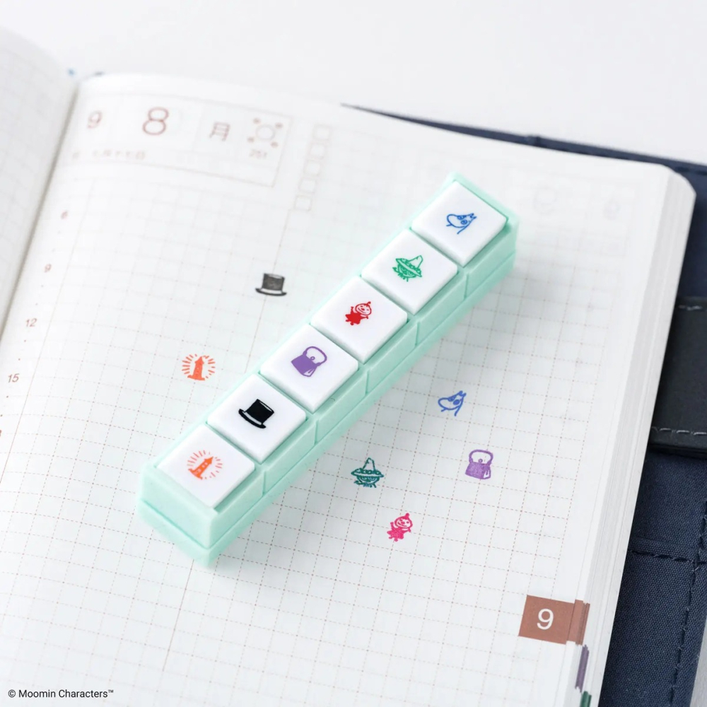 【現貨】Pochitto6 MOOMIN 壓壓浸透印 姆明 嚕嚕米 HOBO日 x KODOMO NO KAO-細節圖2