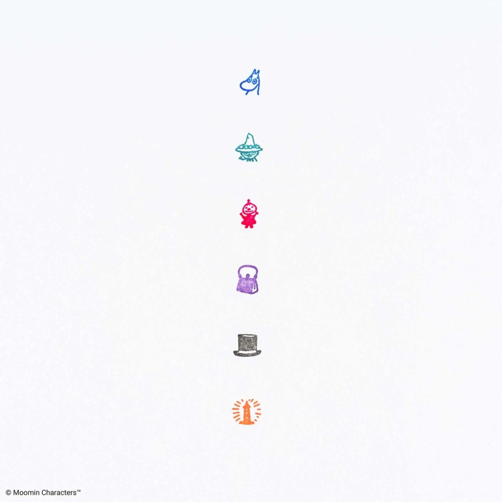 【現貨】Pochitto6 MOOMIN 壓壓浸透印 姆明 嚕嚕米 HOBO日 x KODOMO NO KAO-細節圖4