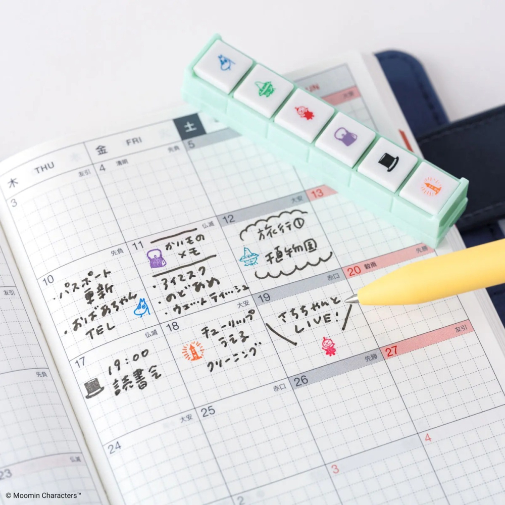 【現貨】Pochitto6 MOOMIN 壓壓浸透印 姆明 嚕嚕米 HOBO日 x KODOMO NO KAO-細節圖7