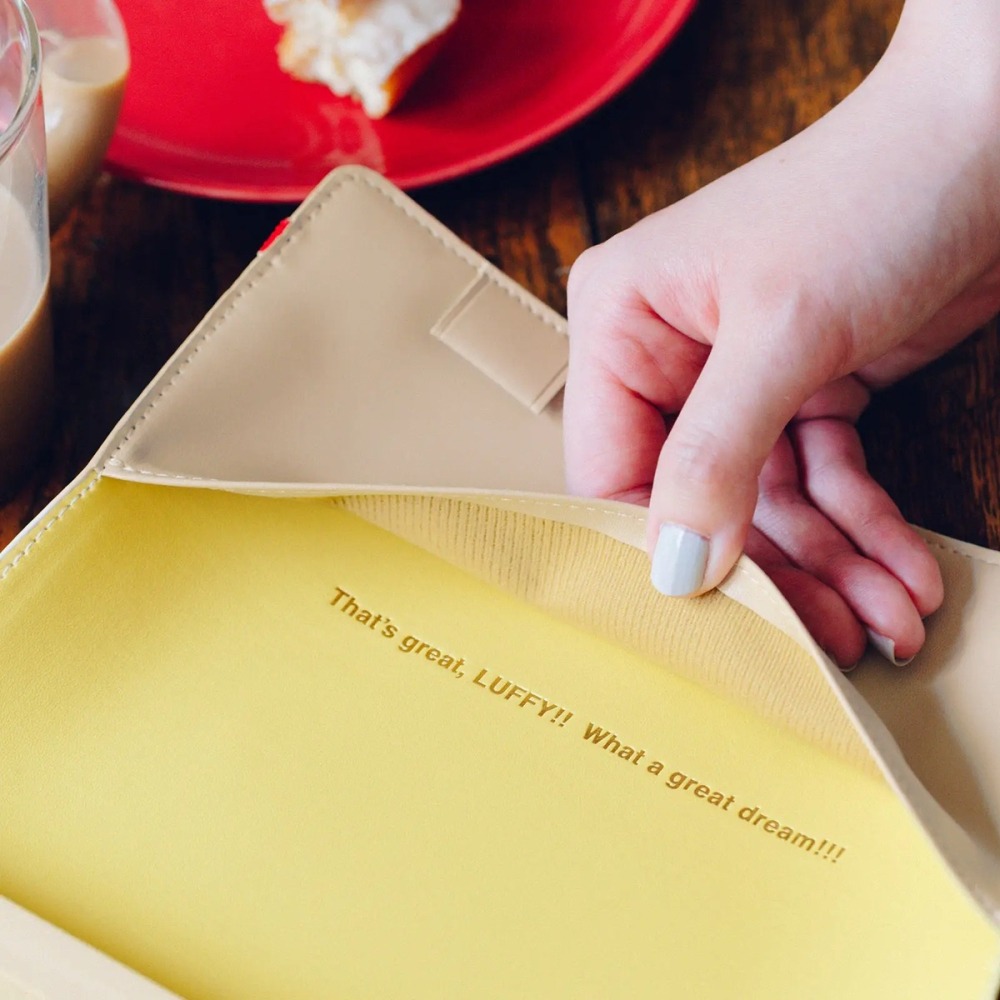 【預購】HOBO日手帳外皮 A5大本 ONE PIECE 魯夫夢想的終點 Sand Beige 海賊王 航海王-細節圖4