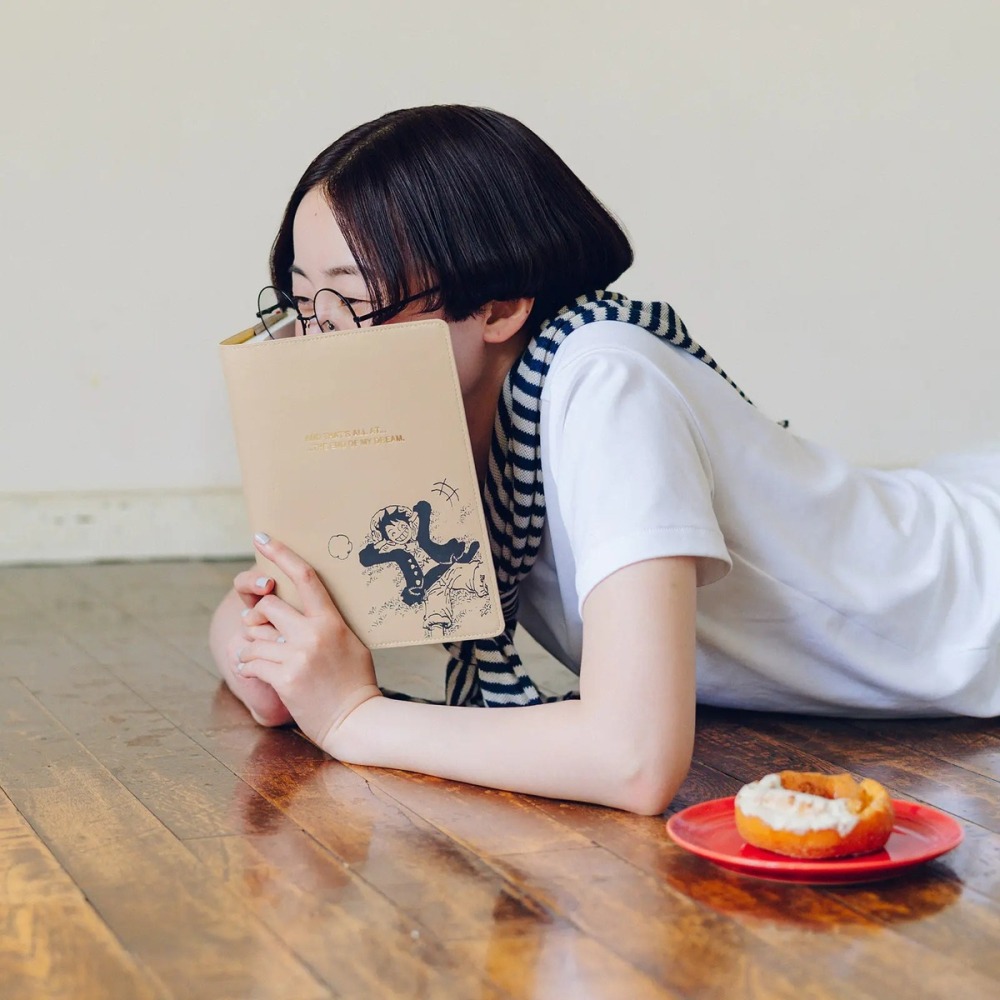 【預購】HOBO日手帳外皮 A5大本 ONE PIECE 魯夫夢想的終點 Sand Beige 海賊王 航海王-細節圖5