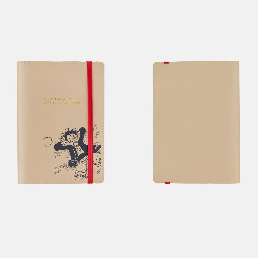 【預購】HOBO日手帳外皮 A5大本 ONE PIECE 魯夫夢想的終點 Sand Beige 海賊王 航海王-細節圖6