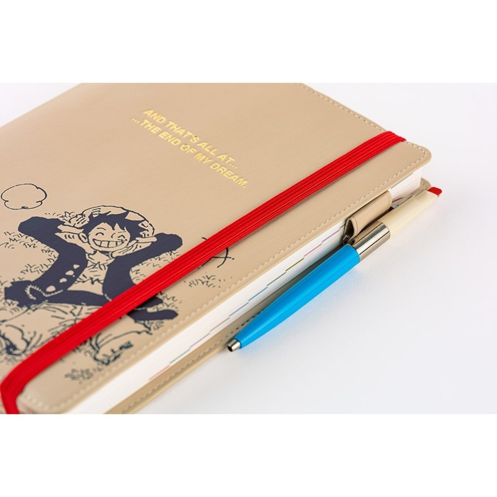 【現貨】HOBO日手帳外皮 A5大本 ONE PIECE 魯夫夢想的終點 Sand Beige 海賊王 航海王-細節圖10
