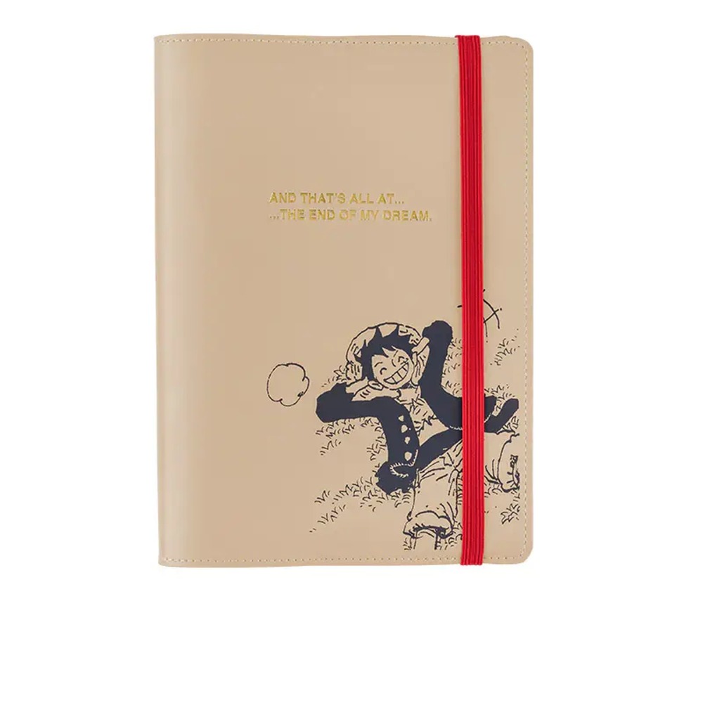 【預購】HOBO日手帳外皮 A5大本 ONE PIECE 魯夫夢想的終點 Sand Beige 海賊王 航海王-規格圖11