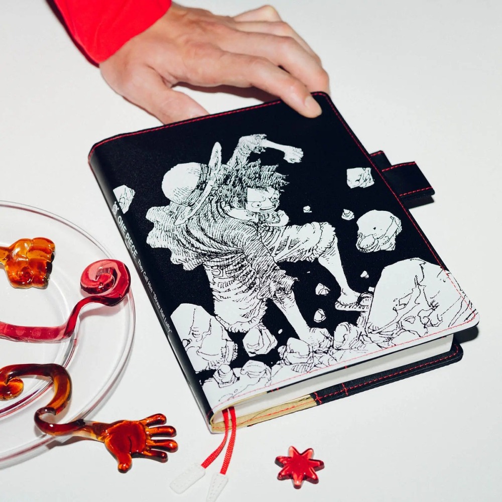 【預購】HOBO日手帳外皮 A5大本 ONE PIECE 草帽魯夫 BLACK 海賊王 航海王 黑色-細節圖2