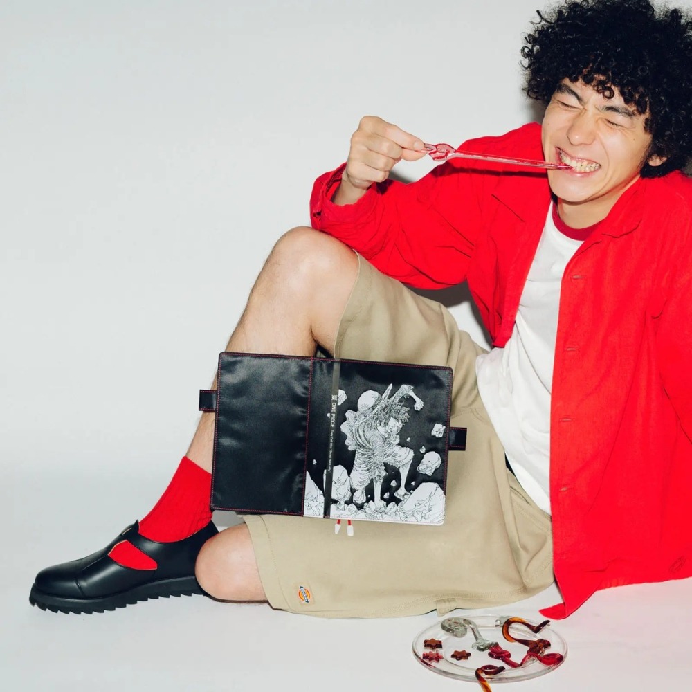 【預購】HOBO日手帳外皮 A5大本 ONE PIECE 草帽魯夫 BLACK 海賊王 航海王 黑色-細節圖3