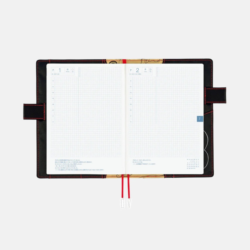 【預購】HOBO日手帳外皮 A5大本 ONE PIECE 草帽魯夫 BLACK 海賊王 航海王 黑色-細節圖8