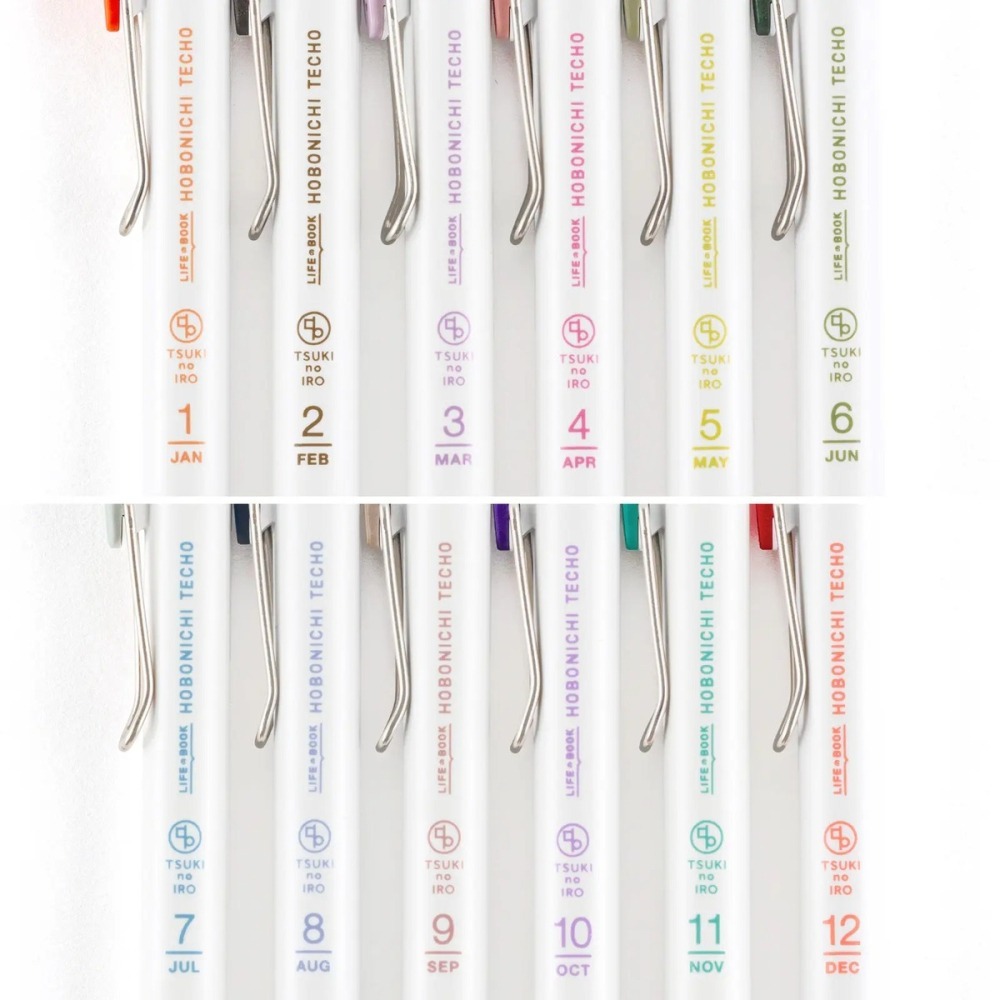 【現貨】HOBO日手帳週邊 TSUKI no IRO 月之色 Uni-ball one 圓珠筆0.38 六入共2款-細節圖6