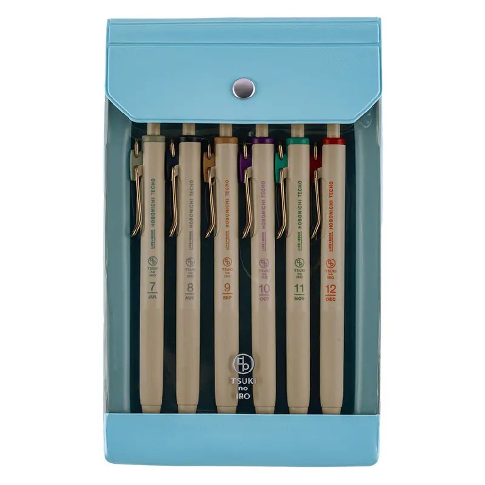 【現貨】HOBO日手帳週邊 TSUKI no IRO 月之色 Uni-ball one 圓珠筆0.38 六入共2款-規格圖11