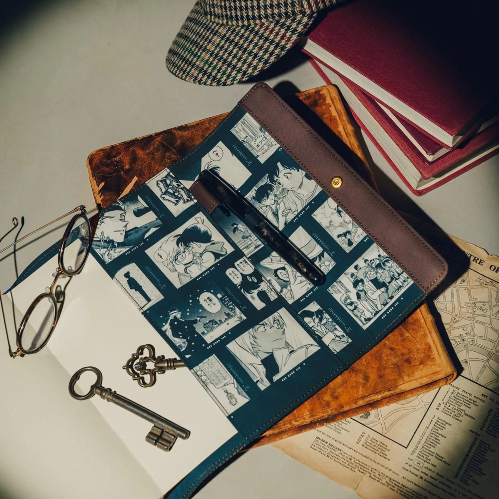 【預購】HOBO日手帳外皮 A5大本 名偵探柯南 Case Closed! HOBO手帳 三折書衣書皮-細節圖3
