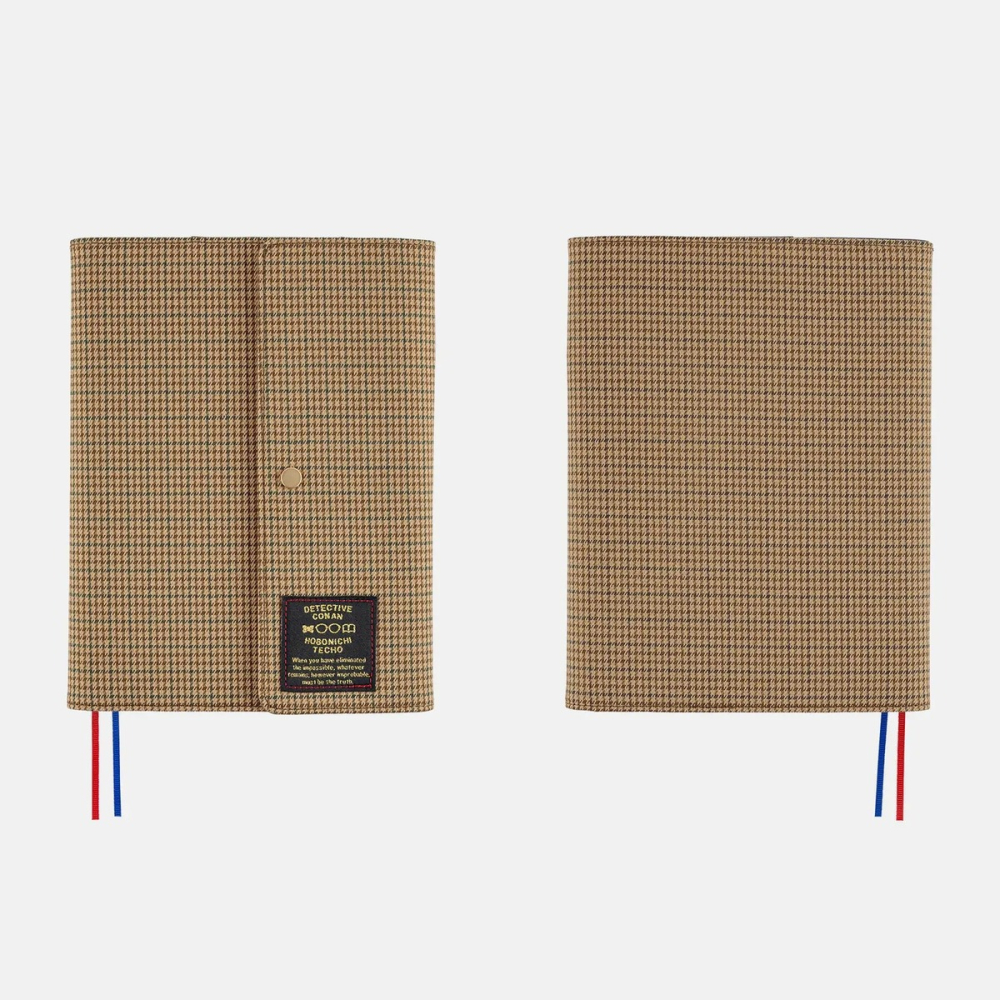 【預購】HOBO日手帳外皮 A5大本 名偵探柯南 Case Closed! HOBO手帳 三折書衣書皮-細節圖6