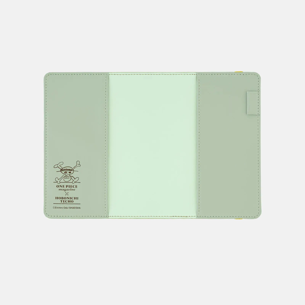 【現貨】HOBO日手帳外皮 A6文庫本 ONE PIECE 魯夫夢想的終點 Mint Green 海賊王 航海王-細節圖9