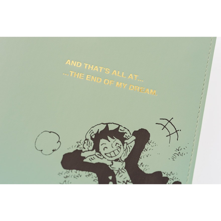 【現貨】HOBO日手帳外皮 A6文庫本 ONE PIECE 魯夫夢想的終點 Mint Green 海賊王 航海王-細節圖11