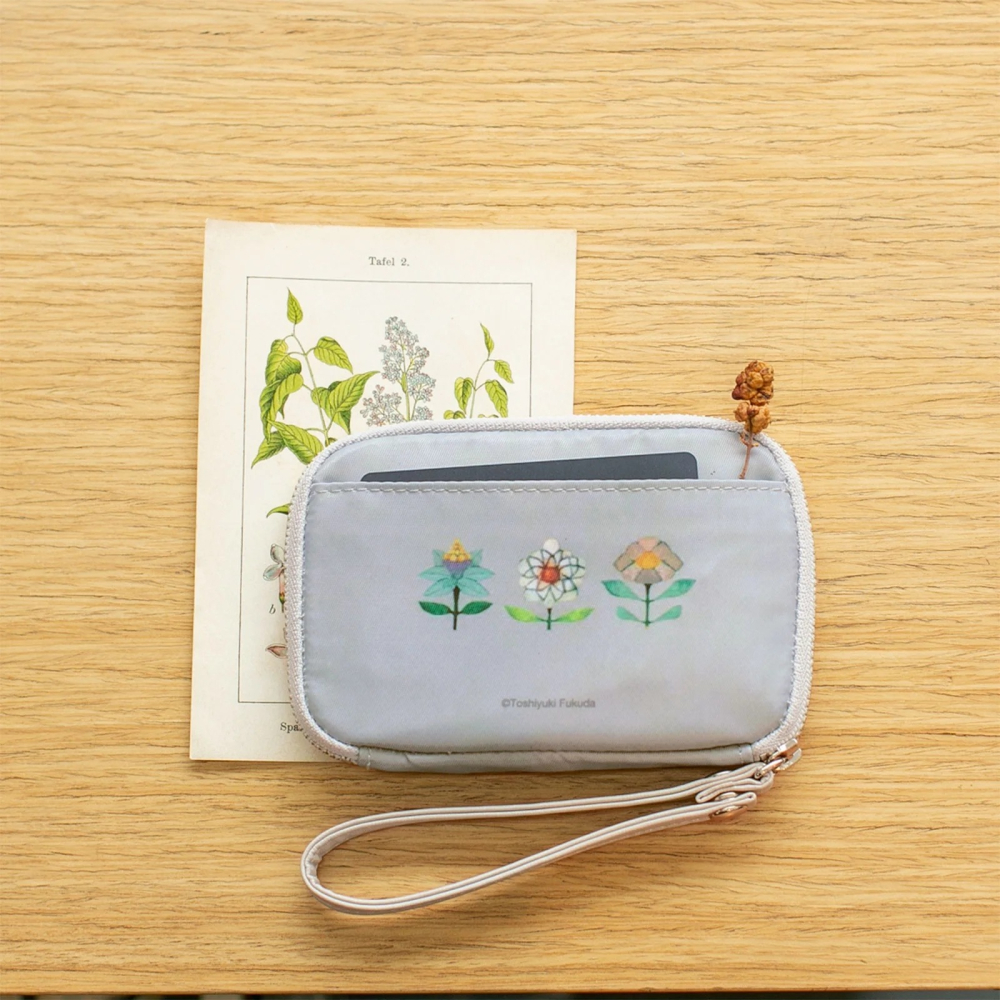 【現貨】HOBO日 收納包 (口袋版)  福田利之 Delivering Flowers 零錢包 鑰匙包 口袋包-細節圖5