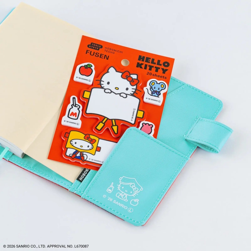 【預購】HOBO日手帳 HELLO KITTY 便利貼 FUSEN 便條紙 索引貼 HOBO手帳週邊 2027-細節圖4