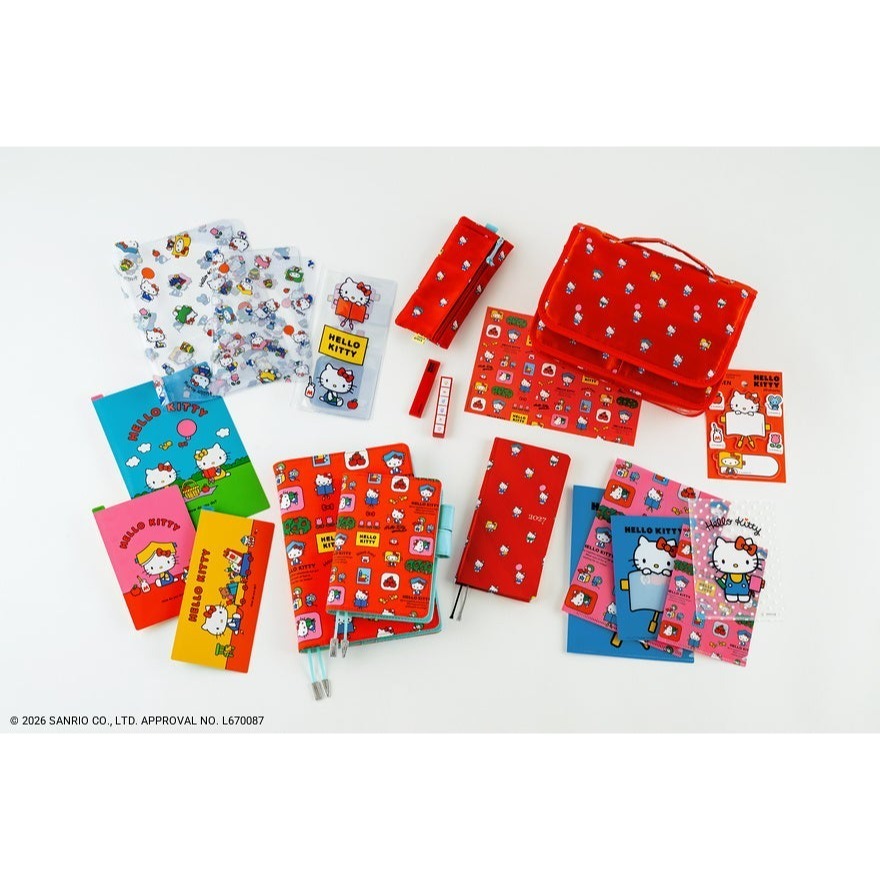 【預購】HOBO日手帳 HELLO KITTY 便利貼 FUSEN 便條紙 索引貼 HOBO手帳週邊 2027-細節圖5