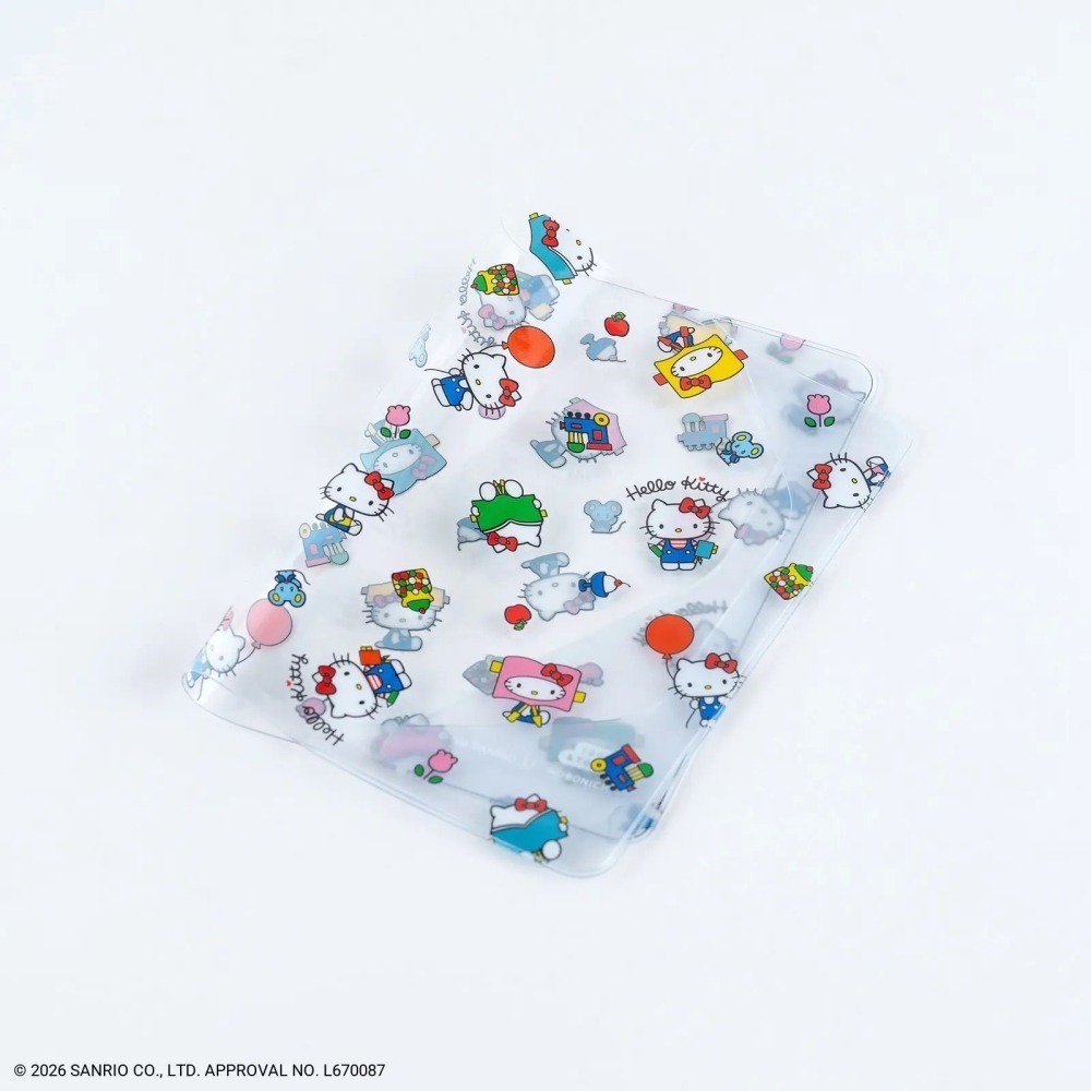 【預購】HOBO日手帳週邊 A6 Cover on Cover HELLO KITTY 歡樂時光 印花書套保護套2027-細節圖3