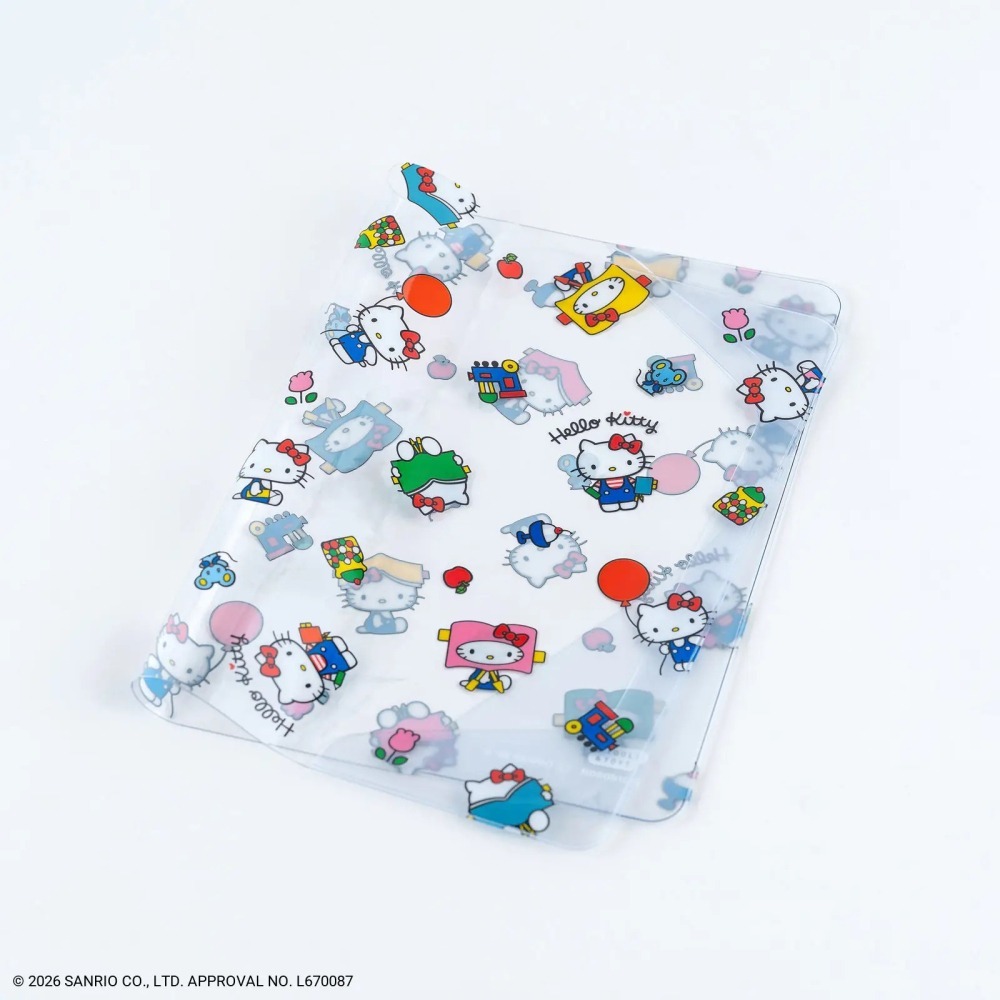 【預購】HOBO日手帳週邊 A5 Cover on Cover HELLO KITTY 歡樂時光 印花書套保護套2027-細節圖3