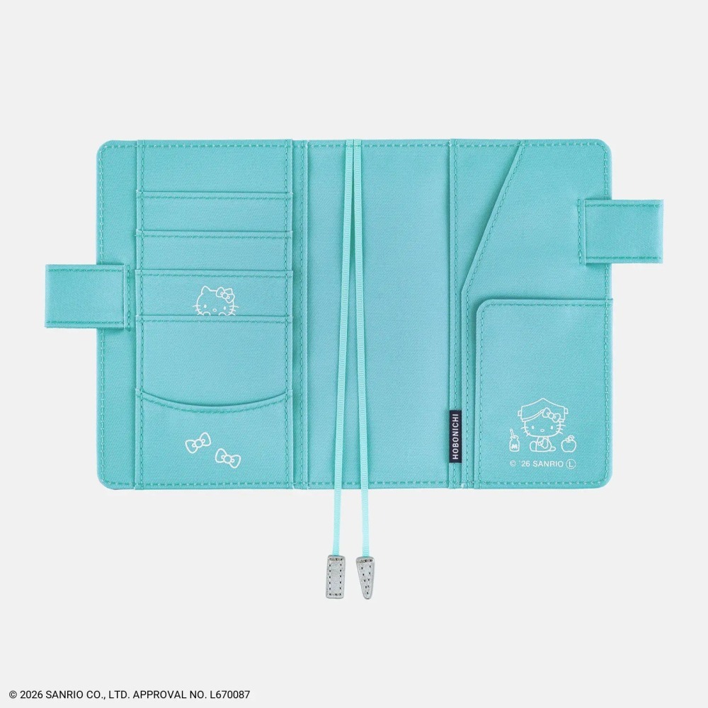 【預購】HOBO日手帳外皮 A6文庫本 HELLO KITTY 手帳好朋友 書皮 書衣 Hobonichi 2027-細節圖6