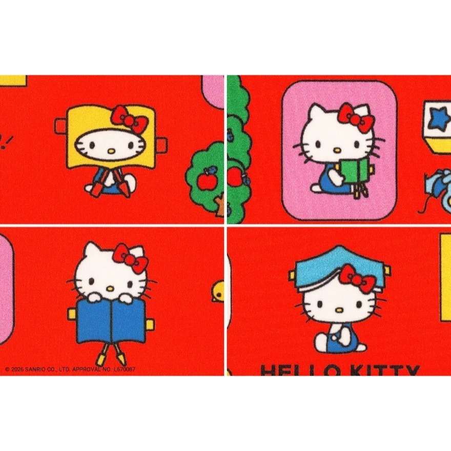 【預購】HOBO日手帳外皮 A6文庫本 HELLO KITTY 手帳好朋友 書皮 書衣 Hobonichi 2027-細節圖8