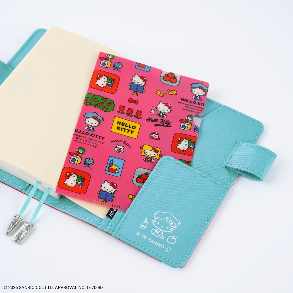 【預購】HOBO日手帳週邊 A6資料夾3入組 HELLO KITTY 文件夾 2027-細節圖5