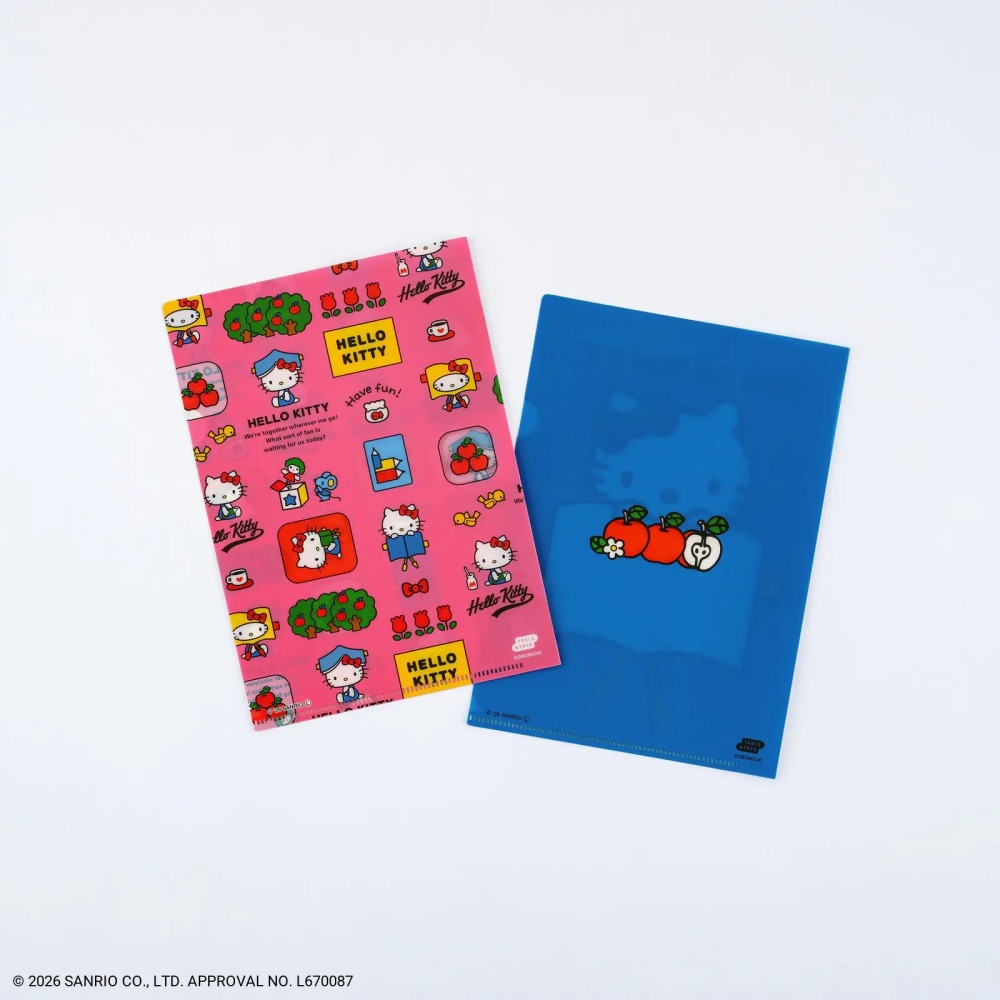 【預購】HOBO日手帳週邊 A5資料夾2入組 HELLO KITTY 文件夾 2027-細節圖5