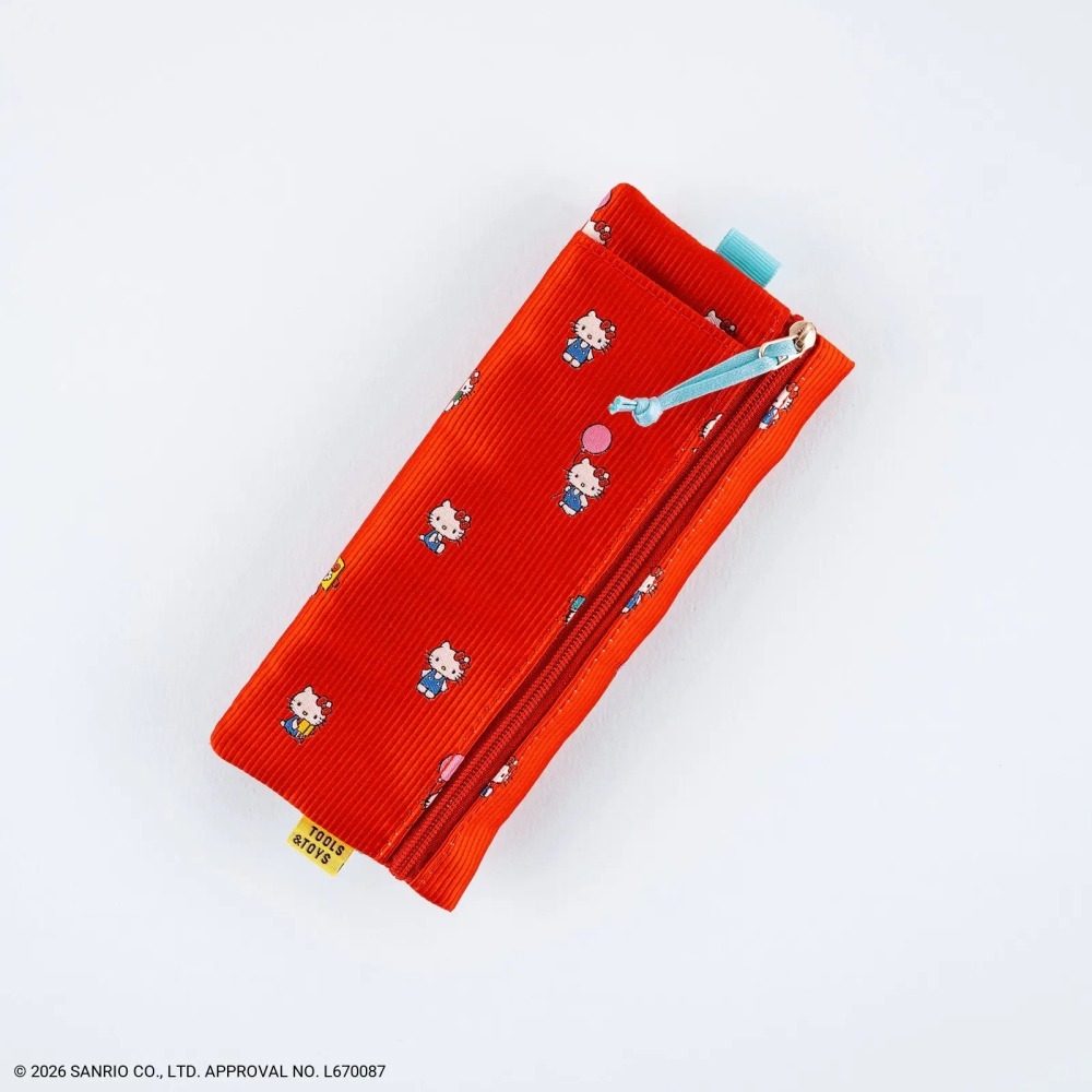 【預購】HOBO日手帳週邊 HELLO KITTY Flat Pen Case comodo筆袋 手帳好朋友 2027-細節圖2