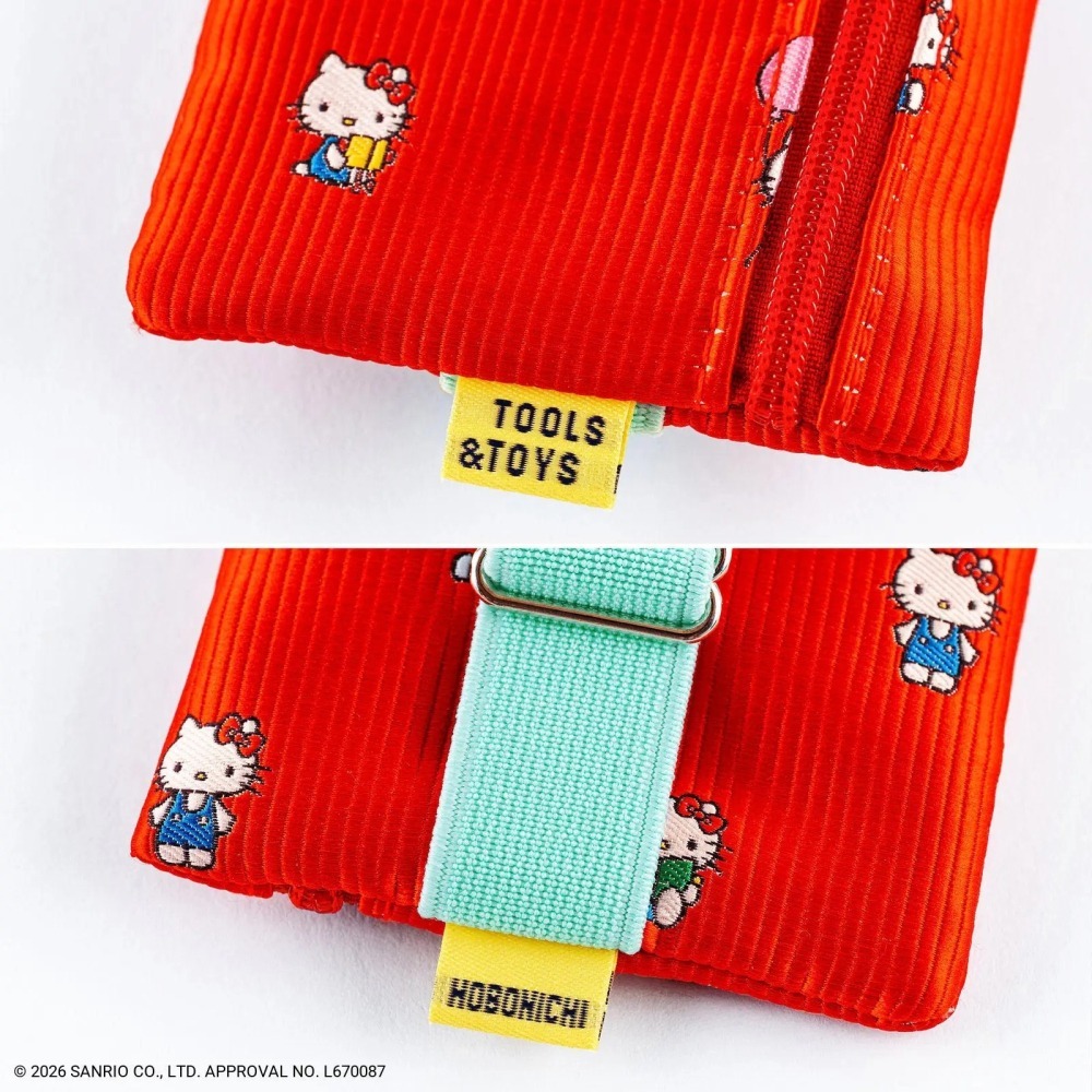 【預購】HOBO日手帳週邊 HELLO KITTY Flat Pen Case comodo筆袋 手帳好朋友 2027-細節圖7