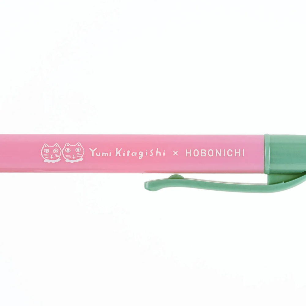 【預購】HOBO日手帳週邊 北岸由美 兔兔裝白貓公仔筆 0.5mm HOBONICHI 2027-細節圖4