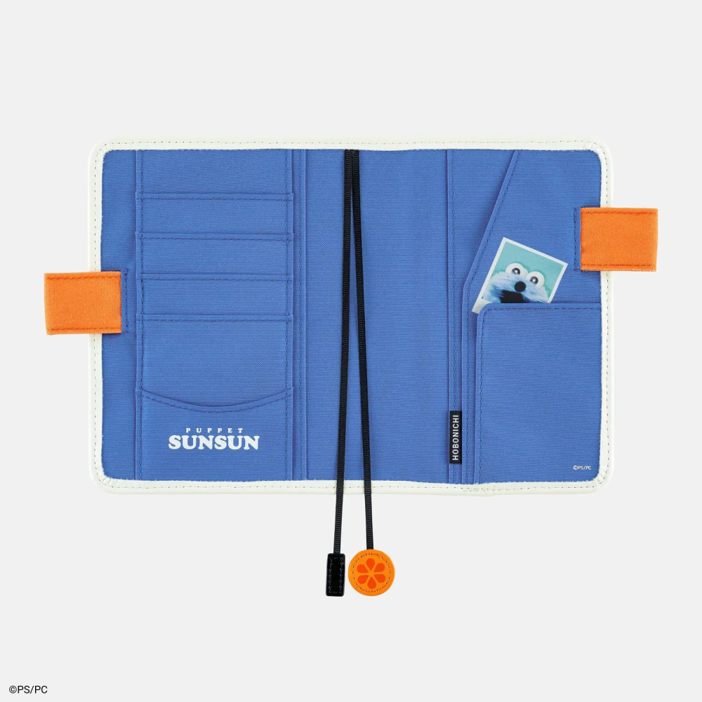 【預購】HOBO日手帳外皮 A6文庫本 PUPPET SUNSUN -WA!  書衣書皮 Hobonichi 2027-細節圖8