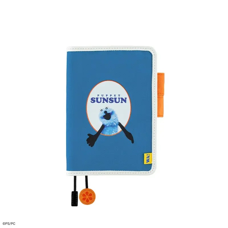 【預購】HOBO日手帳外皮 A6文庫本 PUPPET SUNSUN -WA!  書衣書皮 Hobonichi 2027-規格圖11