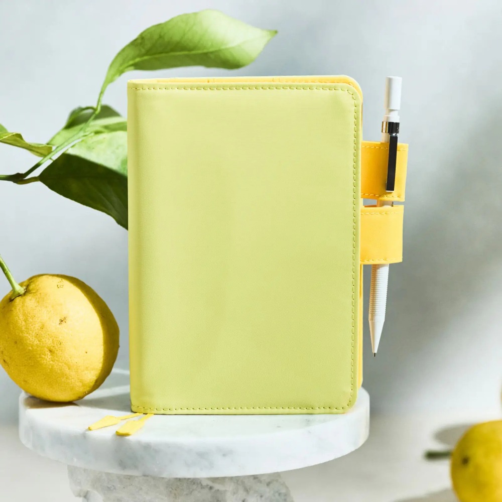【預購】HOBO日手帳外皮 A6文庫本 Fresh Citron 清新香櫞 純色系列 書皮書衣 2027-細節圖2