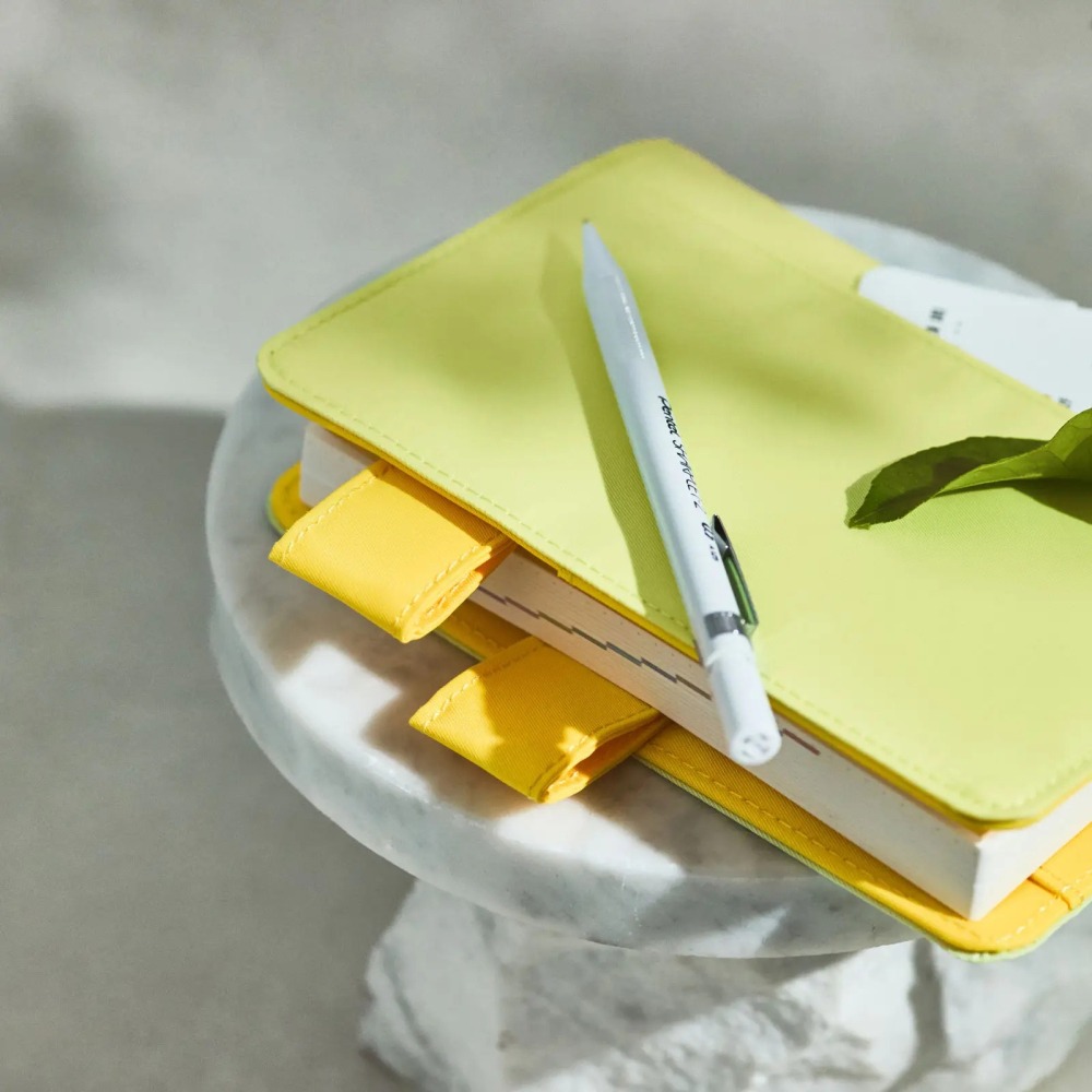 【預購】HOBO日手帳外皮 A6文庫本 Fresh Citron 清新香櫞 純色系列 書皮書衣 2027-細節圖4