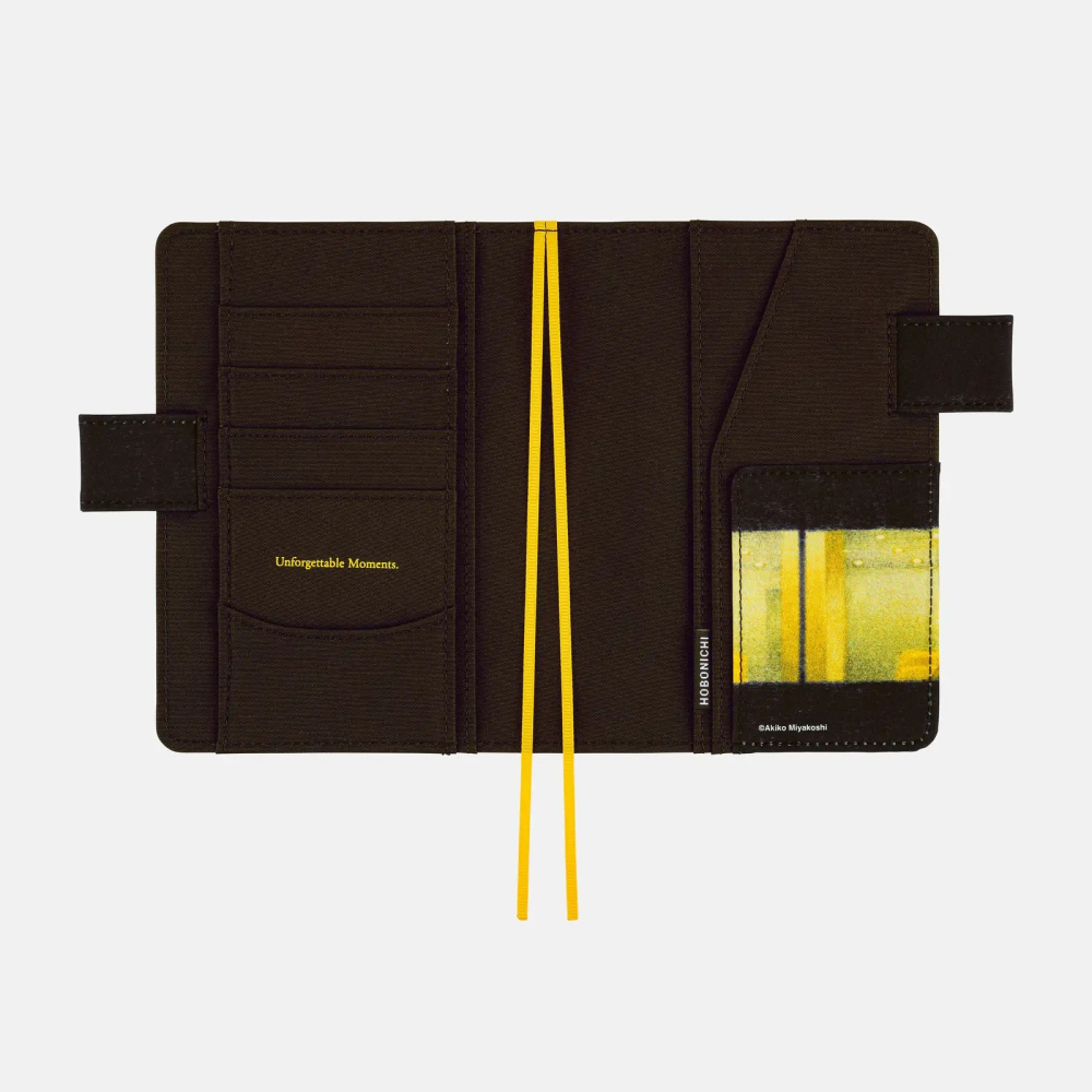 【預購】HOBO日手帳外皮 A6文庫本 宮越曉子 An Airport at Night 夜晚的機場 書衣書皮 2027-細節圖8