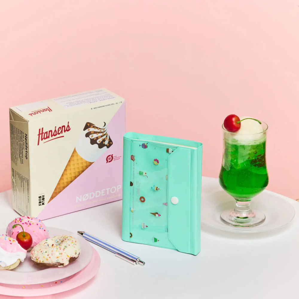 【預購】HOBO日手帳外皮 A6文庫本 aileron 甜點 Sweets PVC 三折式書衣書皮 2027-細節圖5
