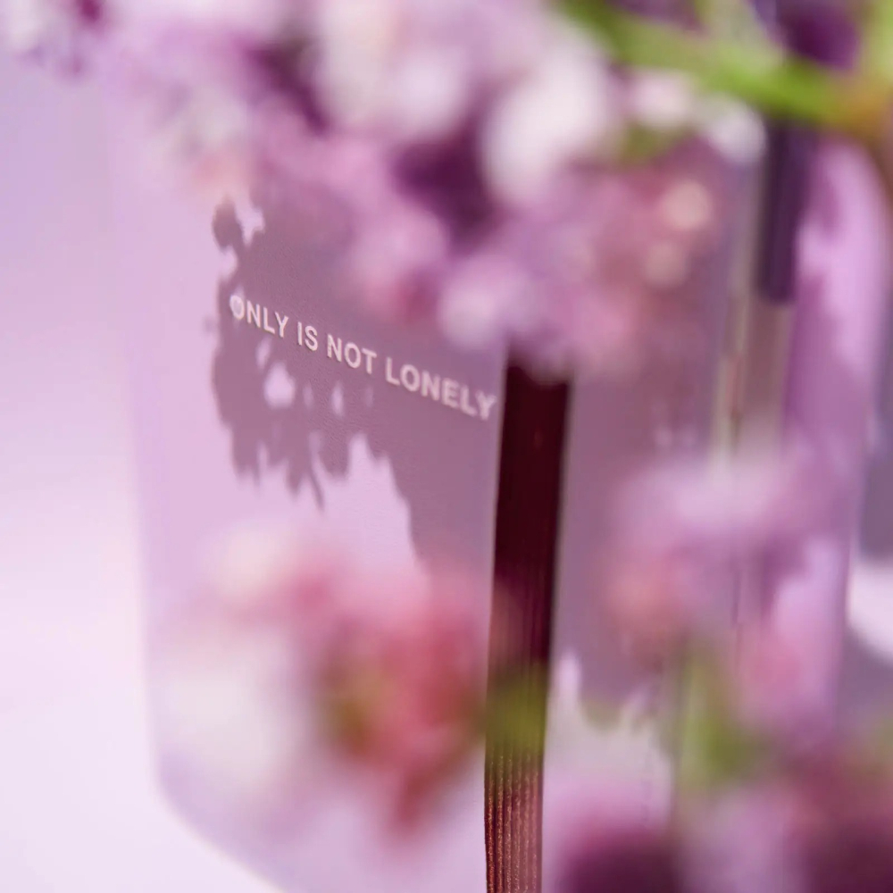 【預購】HOBO日手帳外皮 A6文庫本 ONLY IS NOT LONELY 丁香紫 Lilac 書皮書衣 2027-細節圖4