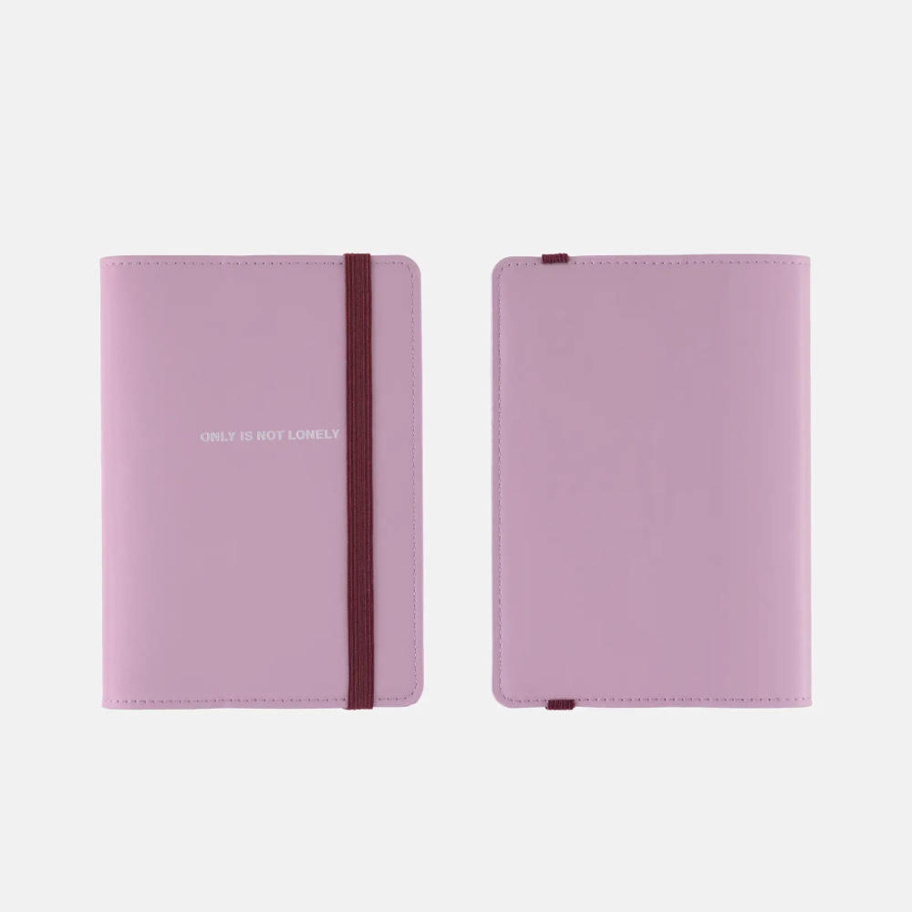 【預購】HOBO日手帳外皮 A6文庫本 ONLY IS NOT LONELY 丁香紫 Lilac 書皮書衣 2027-細節圖5
