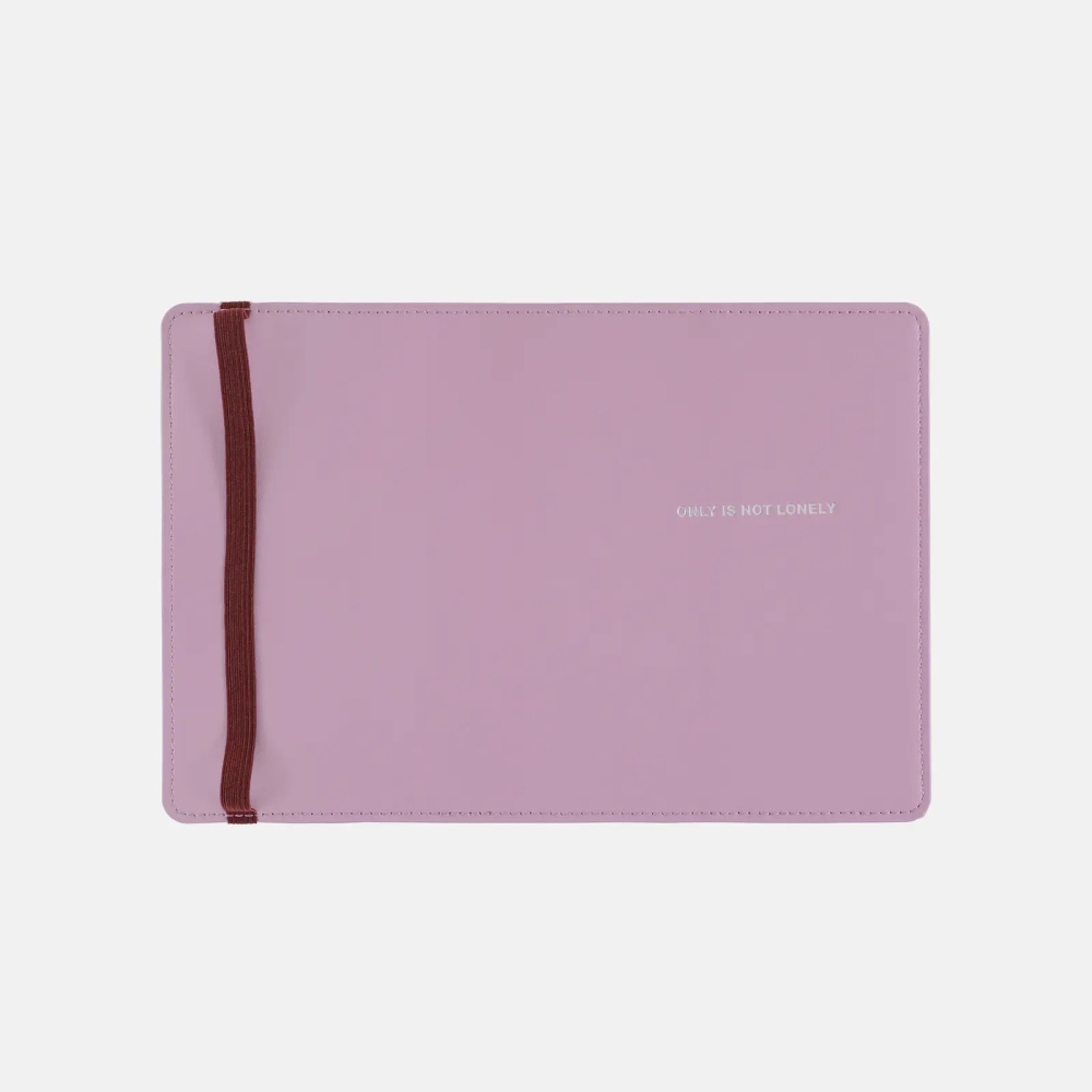 【預購】HOBO日手帳外皮 A6文庫本 ONLY IS NOT LONELY 丁香紫 Lilac 書皮書衣 2027-細節圖6