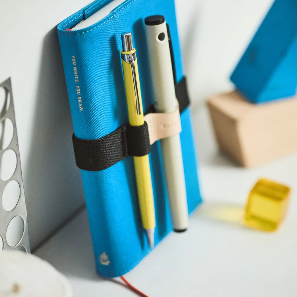 【預購】HOBO日手帳外皮 A6文庫本 Folio 海洋藍 Ocean Blue 書皮書衣 2027 HOBONICHI-細節圖3