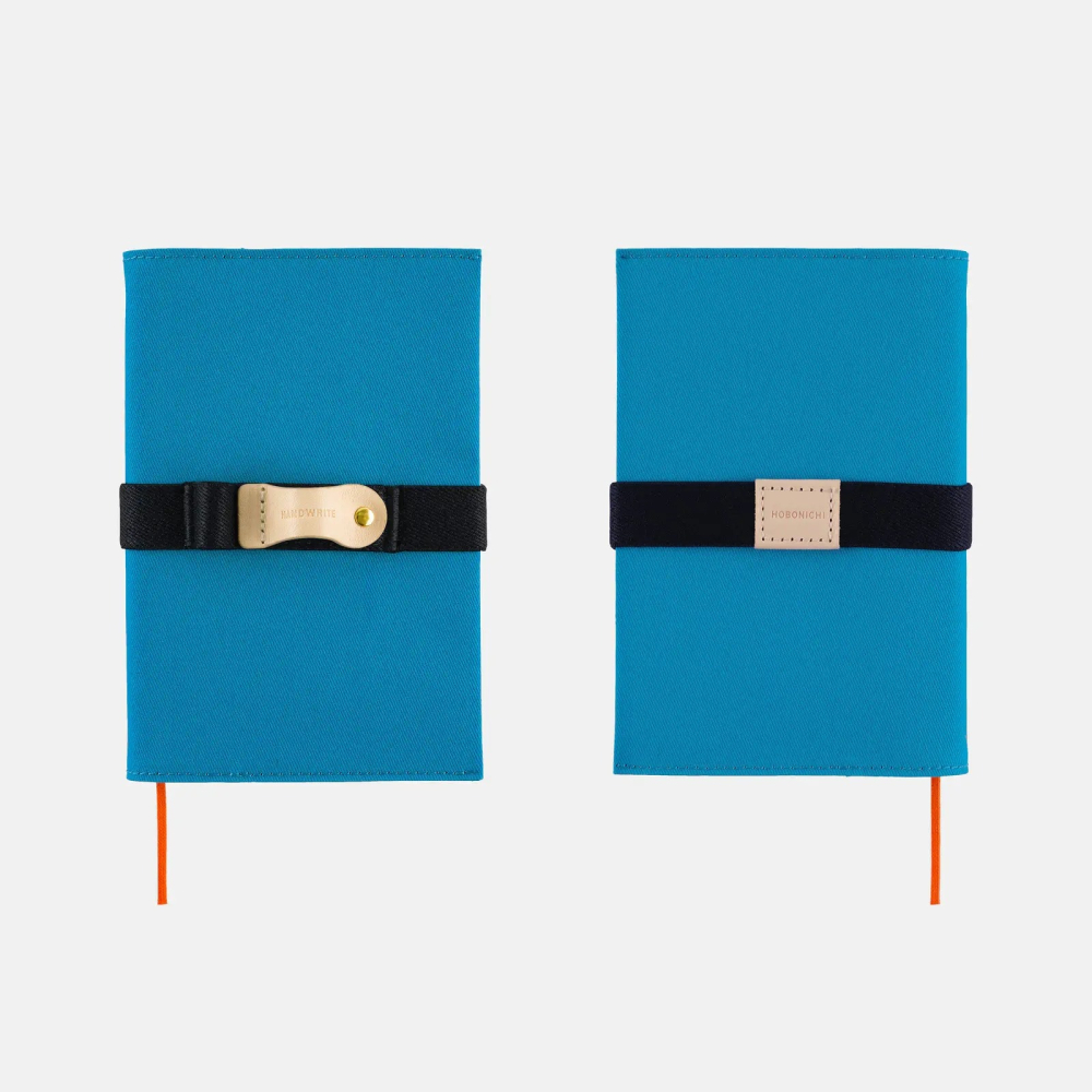 【預購】HOBO日手帳外皮 A6文庫本 Folio 海洋藍 Ocean Blue 書皮書衣 2027 HOBONICHI-細節圖6