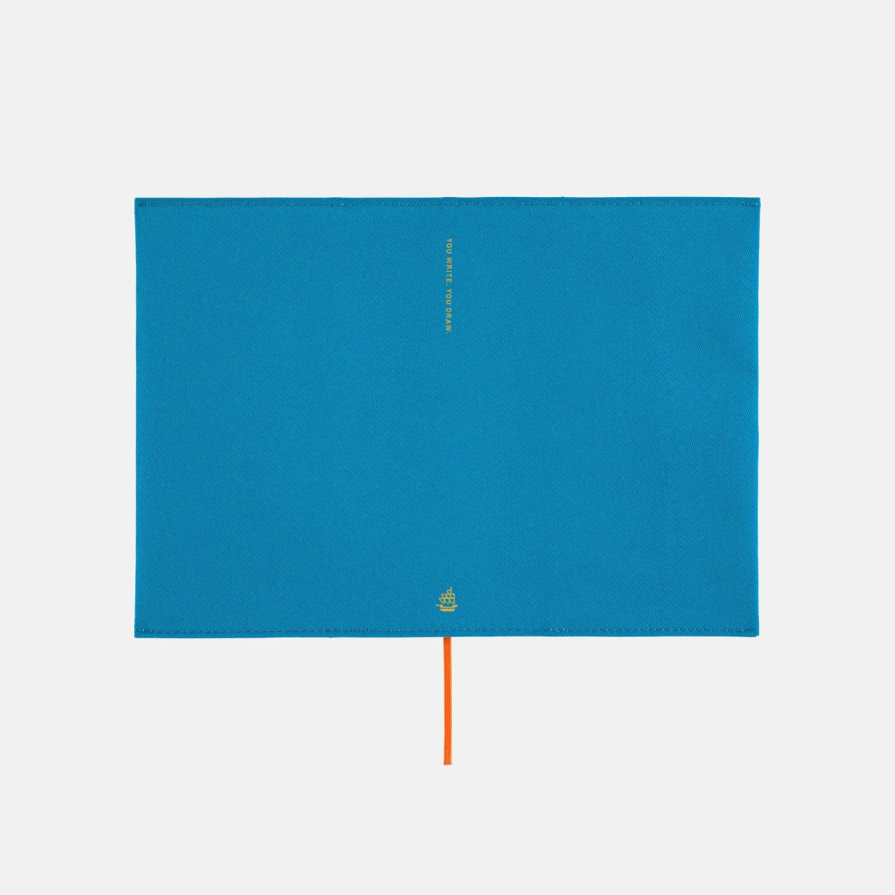 【預購】HOBO日手帳外皮 A6文庫本 Folio 海洋藍 Ocean Blue 書皮書衣 2027 HOBONICHI-細節圖7