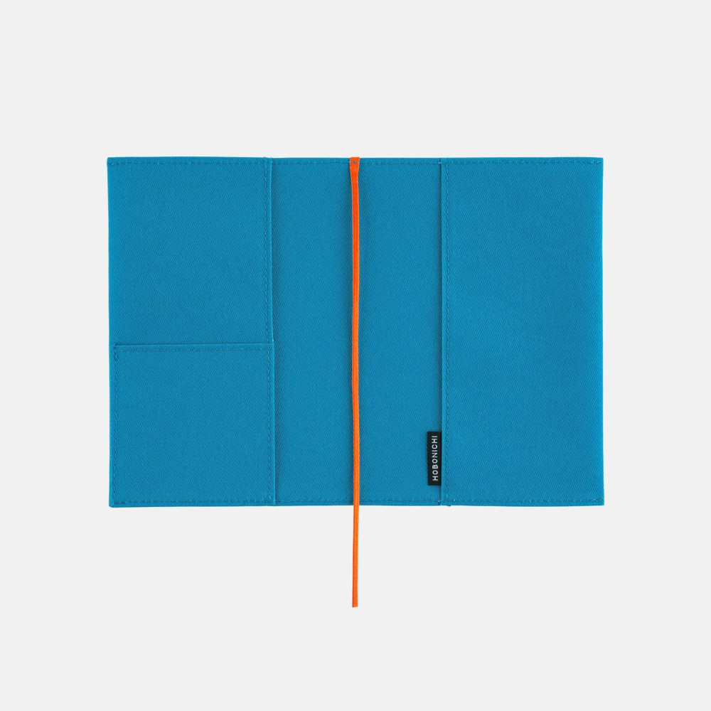 【預購】HOBO日手帳外皮 A6文庫本 Folio 海洋藍 Ocean Blue 書皮書衣 2027 HOBONICHI-細節圖8