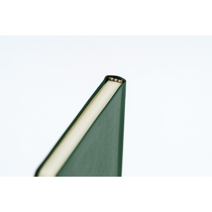 【預購】HOBO日2027年Weeks週手帳 真皮系列 Forest Green 森林綠 日文/英文版(特典三色筆-細節圖10