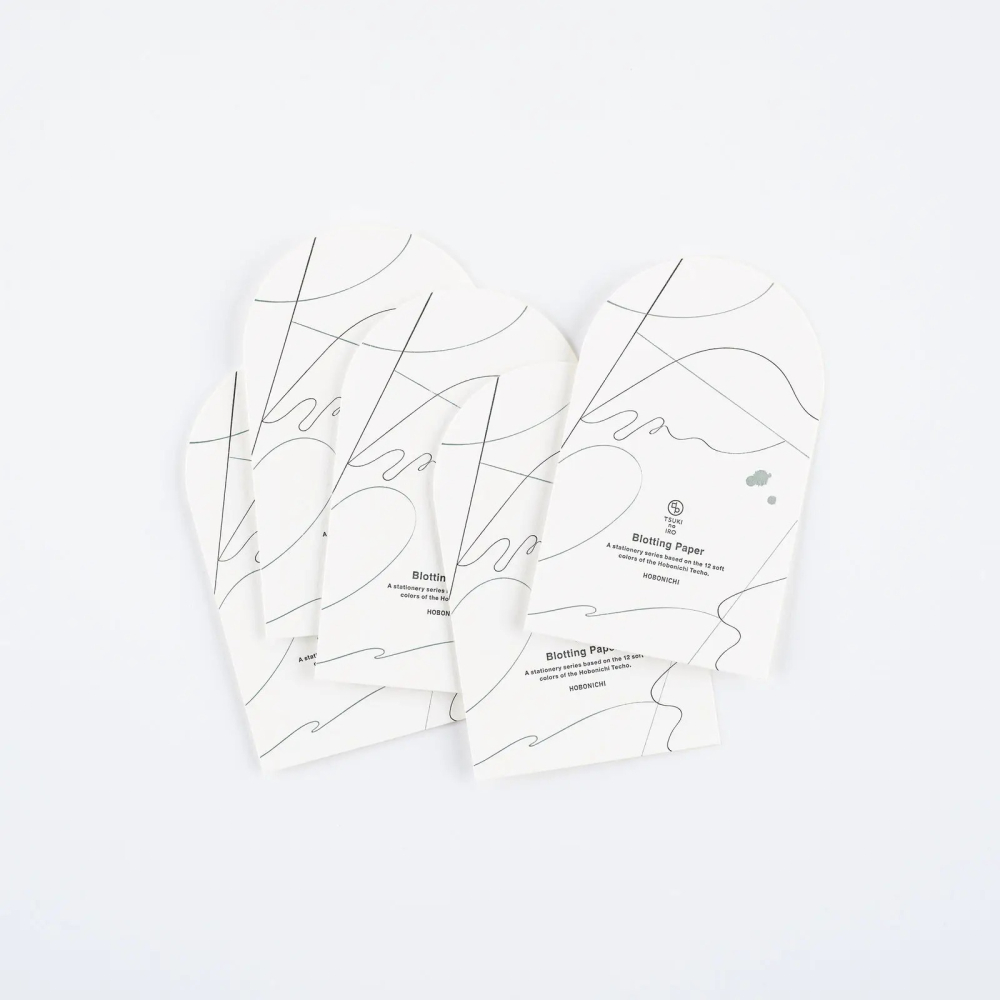 【預購】HOBO日手帳週邊 TSUKI no IRO 吸墨紙 5入 月份代表色  2027 HOBONICHI-細節圖3