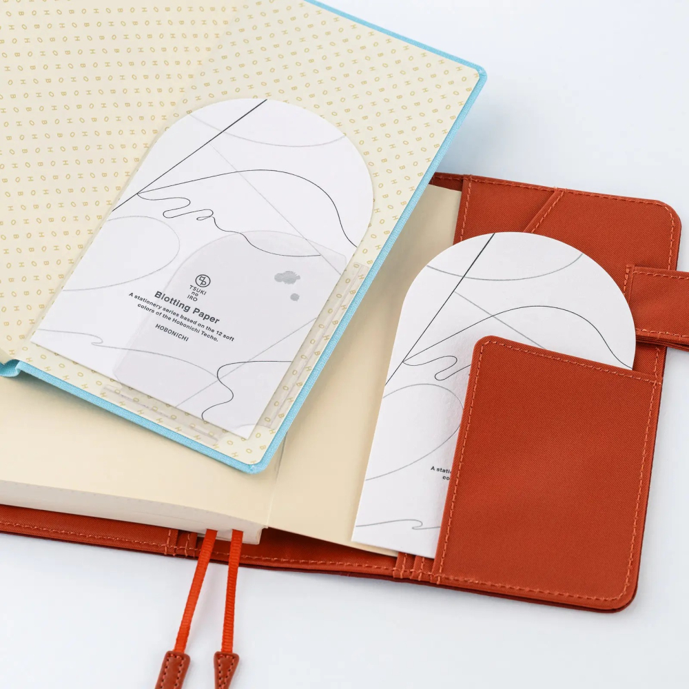 【預購】HOBO日手帳週邊 TSUKI no IRO 吸墨紙 5入 月份代表色  2027 HOBONICHI-細節圖7