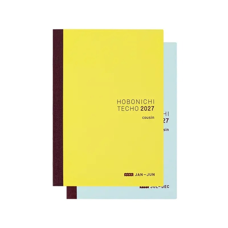 【預購】HOBO日手帳2027年本體(內頁) A5大本 Avec (日文版 上下半年分冊 週一起始)贈三色筆+橡實吊飾-規格圖11