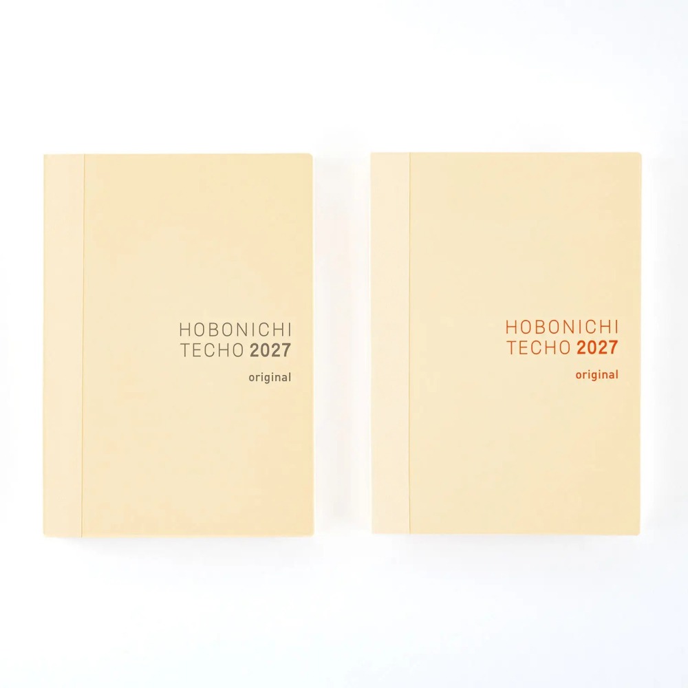 【預購】HOBO日手帳2027年本體(內頁) A6文庫本 Original (日文版 週一/週日起始) 贈三色筆橡實吊飾-細節圖2