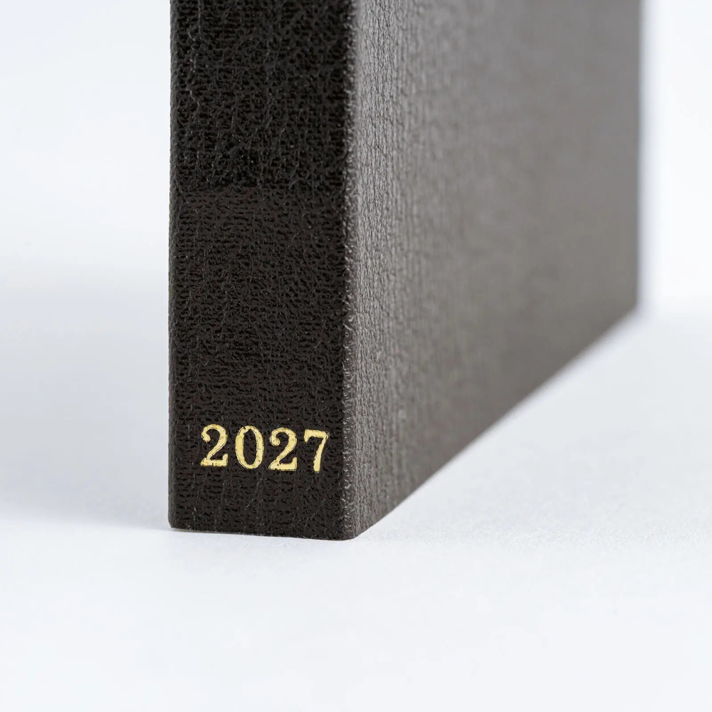 【預購】HOBO日手帳2027年本體(內頁) A6文庫本 Planner (國際英文版 週一起始)贈三色筆+橡實吊飾-細節圖8