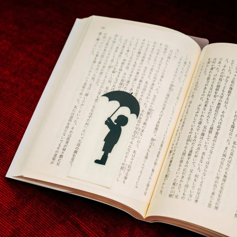 【預購】HOBO日手帳週邊 ミチル 文字雨場景書籤 2027 HOBONICHI-細節圖2