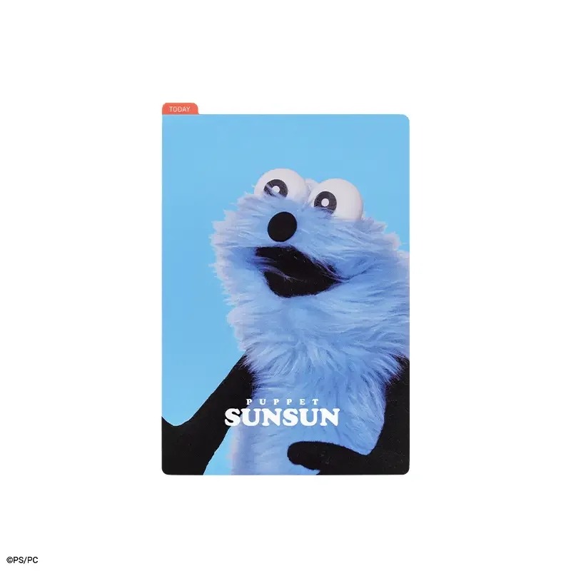 【預購】HOBO日手帳 墊板尺 PUPPET SUNSUN 帕比順順 A6/weeks/A5三種尺寸 2027 手帳週邊-規格圖10